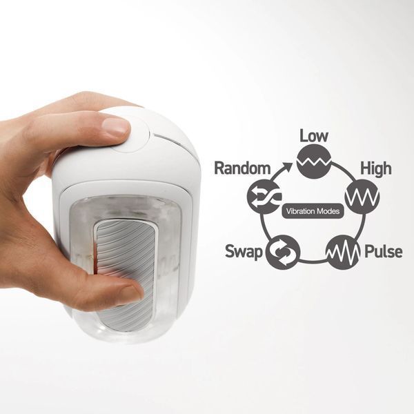 Tenga Flip Zero Gravity Electronic Vibration Masturbator White