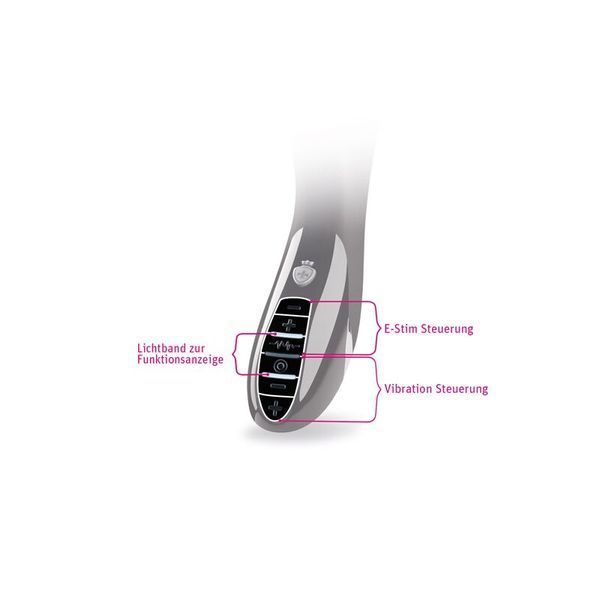 Mystim Sizzling Simon eStim Black Electro-Stimulation Vibrator