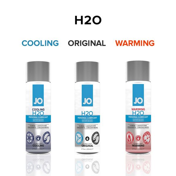 System JO H2O ORIGINAL water-based lubricant (240 ml) oily and smooth, vegetable glycerin