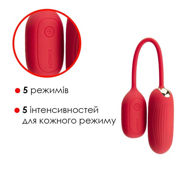 Egg vibrator Svakom Muse Red