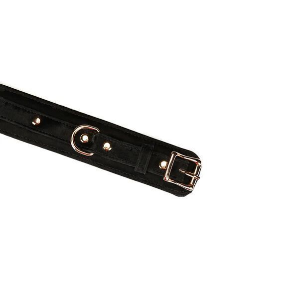 Наручники Liebe Seele Boudoir Amor Wrist Cuffs Black, соединительная цепочка на карабинах SX1669 фото