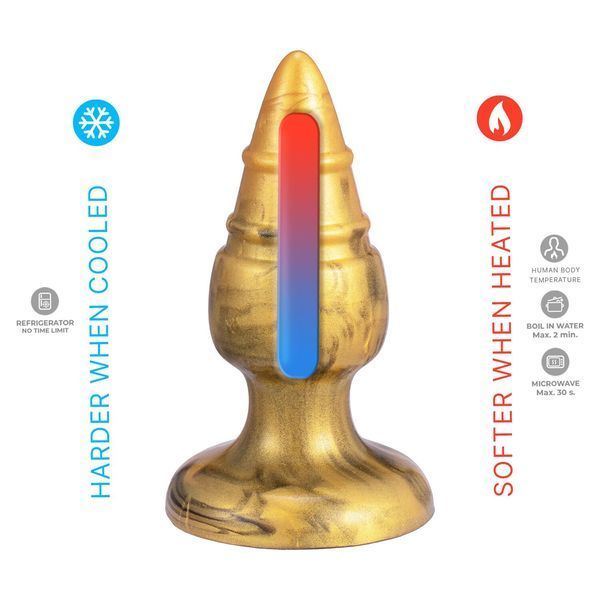 Анальна пробка SilexD Fantasy - Goldy M Plug SX3956 фото