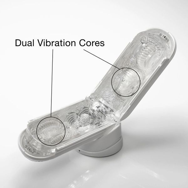 Tenga Flip Zero Gravity Electronic Vibration Masturbator White