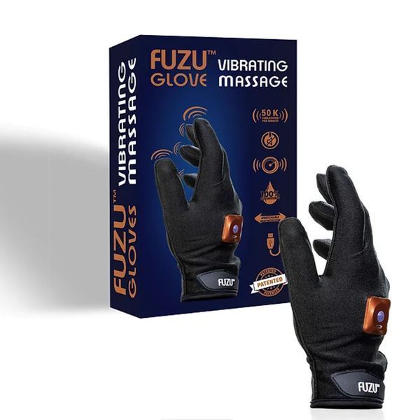 Виброперчатка (правая) FUZU Gloves Vibrating Massage Right Hand, 11 режимов SX2739 фото