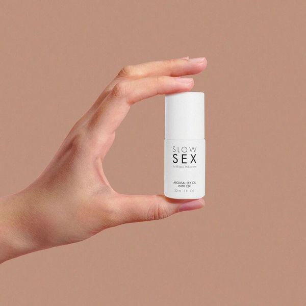 Олія для збудження Bijoux Indiscrets SLOW SEX Arousal Sex Oil CBD (30 мл) SO9342 фото