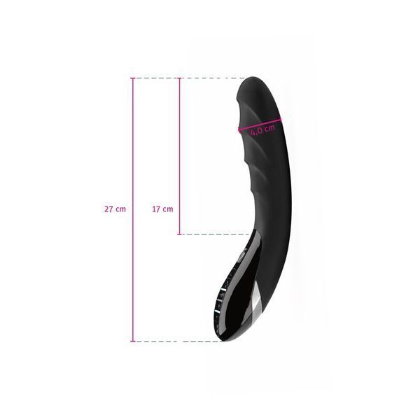 Mystim Sizzling Simon eStim Black Electro-Stimulation Vibrator