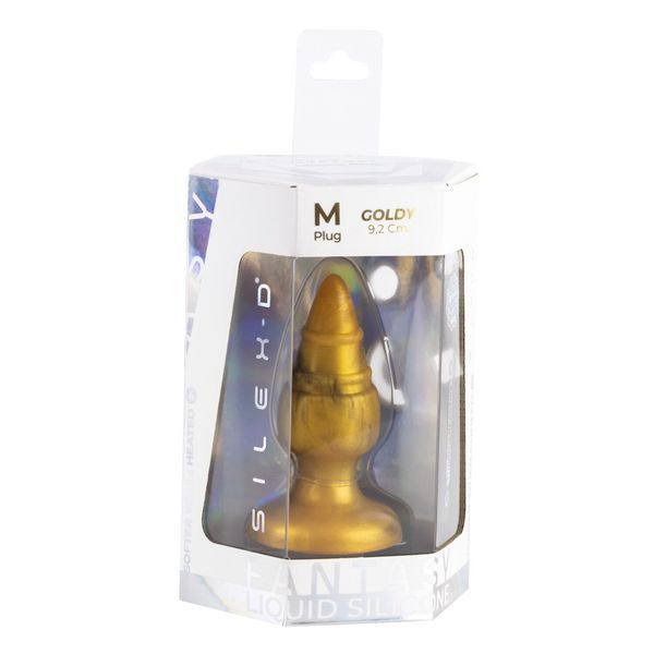 Анальна пробка SilexD Fantasy - Goldy M Plug SX3956 фото