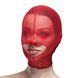 Mesh mask with open mouth Feral Feelings - Hood Mask Red