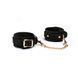 Наручники Liebe Seele Boudoir Amor Wrist Cuffs Black, соединительная цепочка на карабинах SX1669 фото 3
