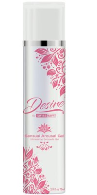 Desire by Swiss Navy Sensual Arousal Gel Silicone-Based Arousal Lubricant 75 ml