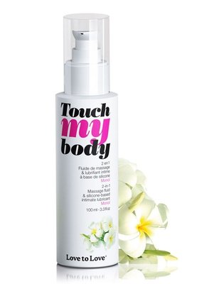 Love To Love TOUCH MY BODY Monoi Massage Gel and Lubricant 2-in-1 (100ml), moisturizing