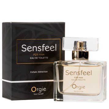 Мужские духи с феромонами Orgie &ndash; Sensfeel for Man (50 мл), цитрусово-древесный аромат SX1539 фото