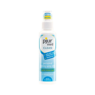 Cleansing spray pjur med CLEAN 100 ml for delicate skin and toys, antibacterial