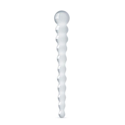 Glass dildo in the shape of beads Gildo Glass Dildo No. 20