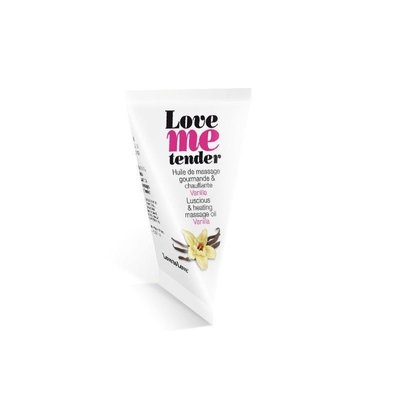 Love To Love - Love Me Tender Massage Oil, Vanilla (10 ml), vanilla scent, paraben-free