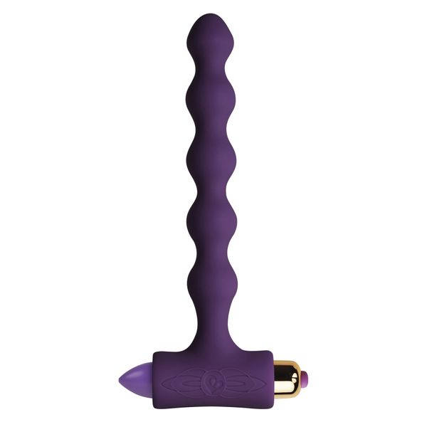 Rocks Off Petite Sensations - Pearls Purple Anal Vibrator