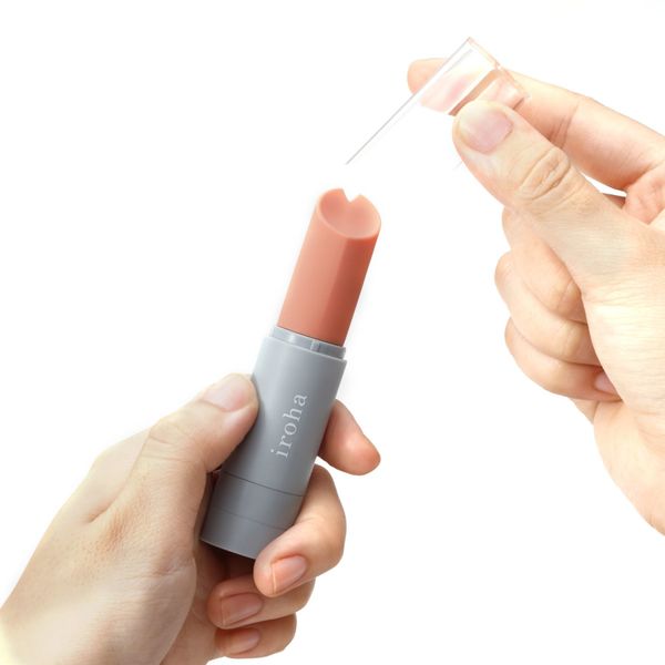 Lipstick vibrator IROHA STICK Grey, smooth power increase