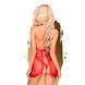 Penthouse Accessible 60s Chemise and Panty Set - Libido Boost Red M/L, Red