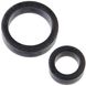 Erection ring set Doc Johnson Platinum Premium Silicone - The C-Rings - Charcoal