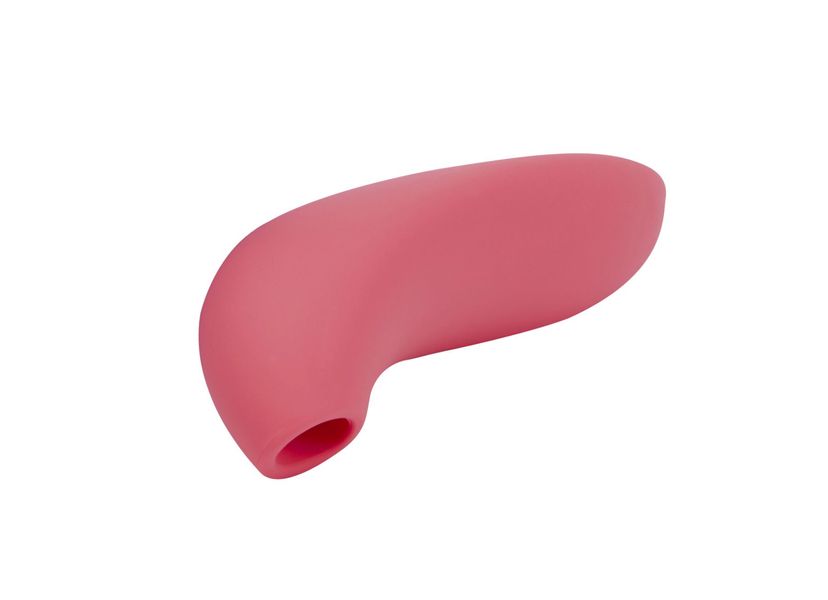 Vacuum smart stimulator for couples Melt by We-Vibe Coral, designed for use during penetrative sex