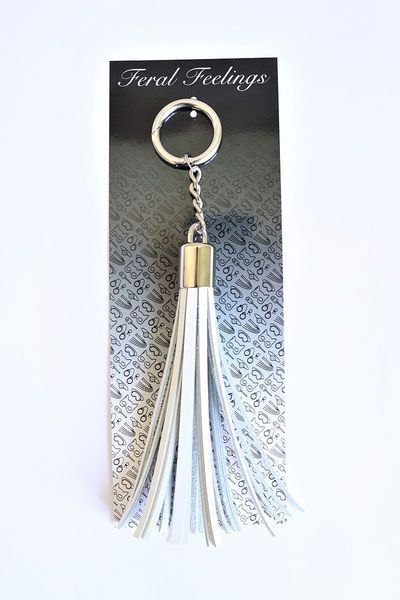 White Flogger Keychain