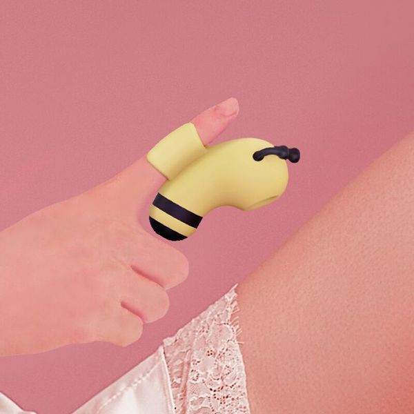 KISSTOY Beebe Yellow Microcurrent Vacuum Stimulator for Finger