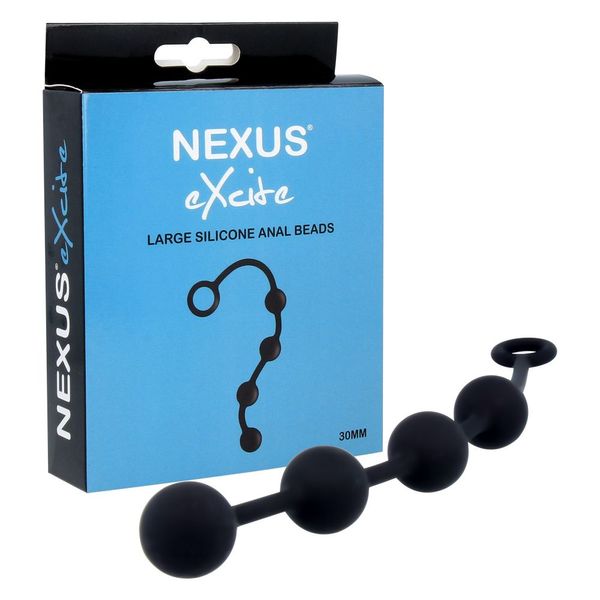 Anal beads Nexus Excite Large Anal Beads, silicone, max. diameter 3 cm