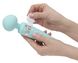 2-in-1 PILLOW TALK Vibrator - Sultry Teal, classic massager and vibrator with rotation, heating