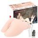 Kokos Big Hip Hera 2WayPlus Masturbator with Vibration and Massage, Two Entrances: Vagina and Anus