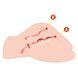 Kokos Big Hip Hera 2WayPlus Masturbator with Vibration and Massage, Two Entrances: Vagina and Anus