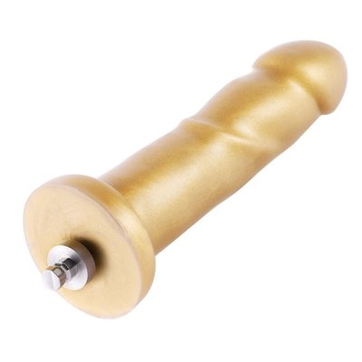 Hismith 6.8″ Golden Silicone Dildo Golden Dildo for sex machines, KlicLok system