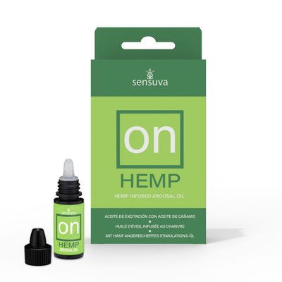 Sensuva ON for Her Hemp Infused Arousal Oil clitoral arousal drops (5ml) with hemp oil