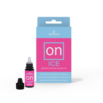 Sensuva ON Arousal Oil for Her Ice Clitoral Excitement Drops (5 ml) cooling, up to 30 minutes