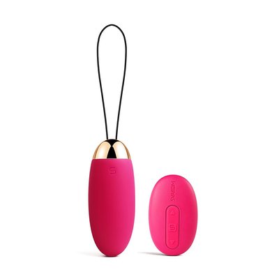 Egg vibrator with remote control Svakom Elva Plum Red