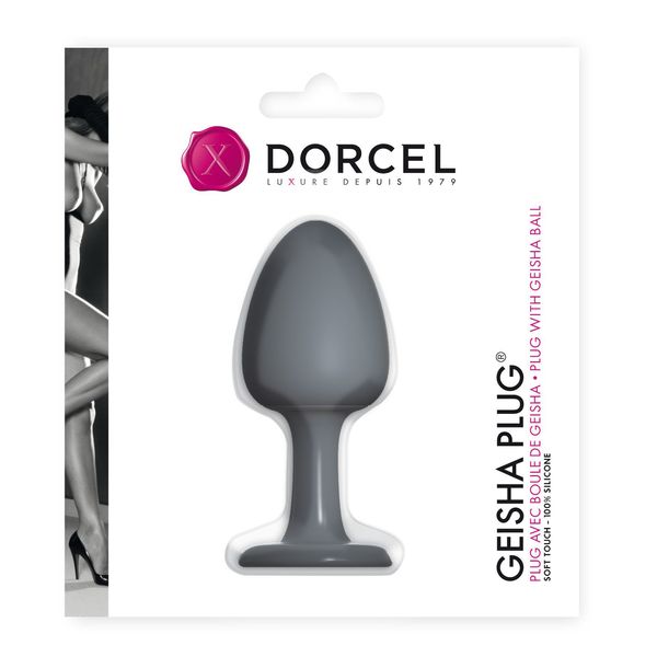 Dorcel Geisha Plug Anal Plug with ball inside, creates vibrations, max. diameter 3.2 cm