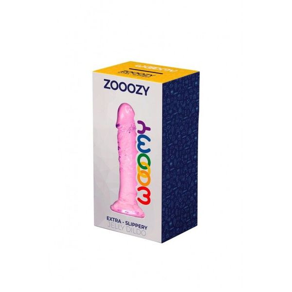 Dildo Wooomy Zooozy, suction cup, compatible with strap-on panties, length 14.7 cm, diameter 3.7 cm