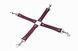 Feral Feelings 4-Way Connector Burgundy, Genuine Leather