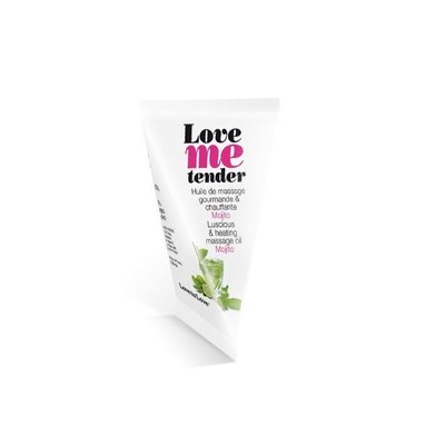 Love To Love - Love Me Tender Massage Oil, Mojito (10 ml), mojito scent, paraben-free