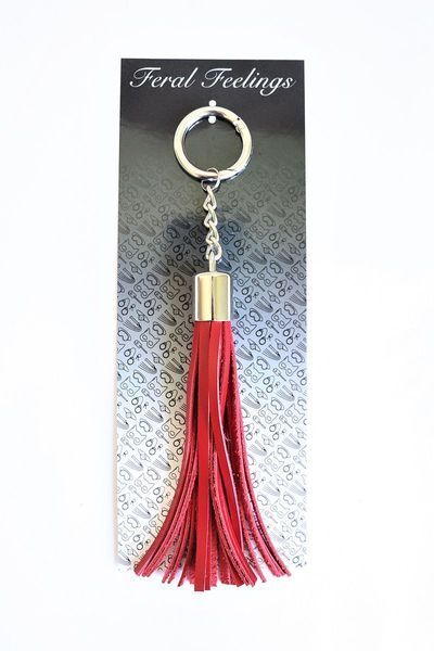 Flogger Keychain Red