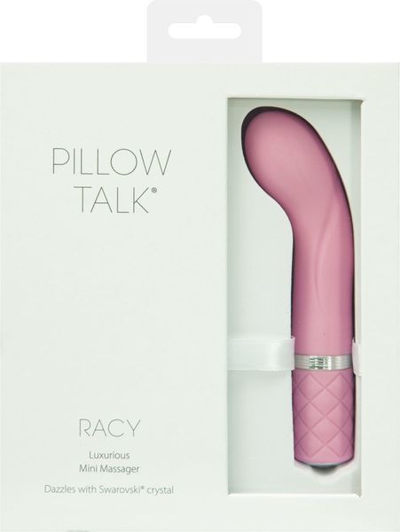 Luxurious Pillow Talk - Racy Pink vibrator with Swarovski crystal for the G-spot, gift packaging