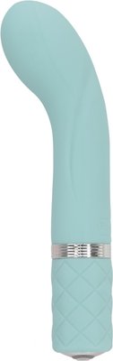 Luxurious Pillow Talk - Racy Teal vibrator with Swarovski crystal for the G-spot, gift packaging