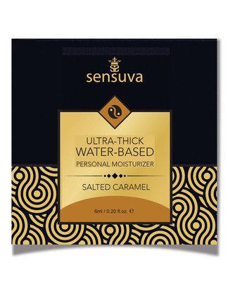 Sensuva Ultra–Thick Water-Based Salted Caramel (6ml) lubricant sample