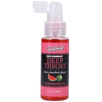 Deep throat spray for oral sex Doc Johnson GoodHead DeepThroat Spray – Watermelon 59 ml