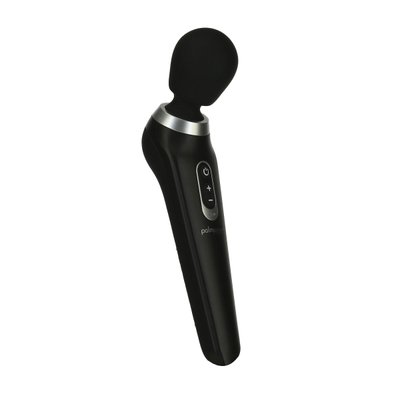 PalmPower Extreme Powerful Vibrator - Black, 7 modes, flexible head, rechargeable