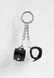 Black Handcuffs keychain