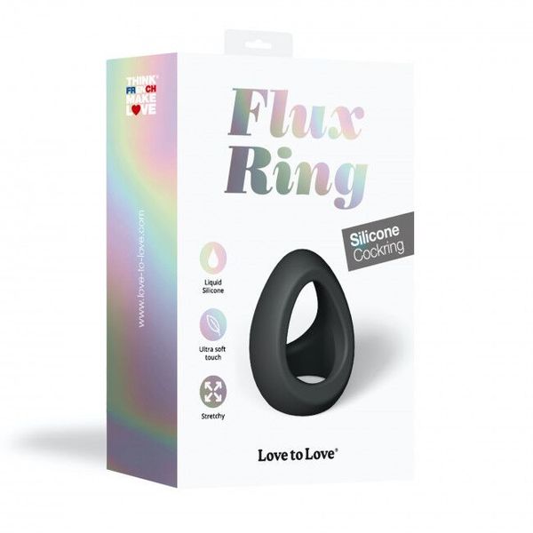 Эрекционное кольцо двойное Love To Love FLUX RING - BLACK ONYX SO5087 фото