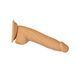 ADDICTION Dual Density Silicone Dildo Caramel 8&Prime;, suction cup, diameter 4.3 cm, vibrating bullet