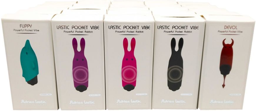 Adrien Lastic Pocket Vibe Vibrator Set (25 pieces)