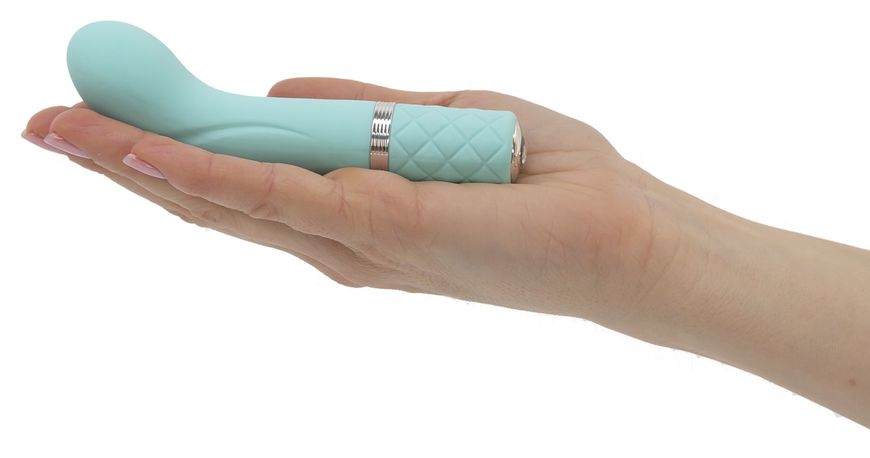 Luxurious Pillow Talk - Racy Teal vibrator with Swarovski crystal for the G-spot, gift packaging