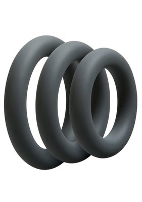 Doc Johnson OptiMALE 3 C-Ring Set Thick, erection rings set